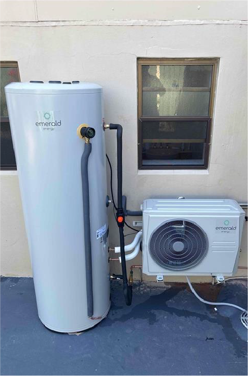 Emerald 300L E-2 heat pump installed