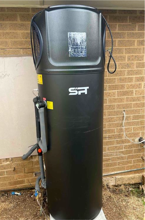 SPT 315L All In One Heat Pump Installation